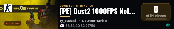 [PE] Dust2 1000FPS NoLag | Free VIP live status badge