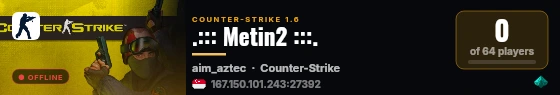 .::: Metin2 :::. live status badge