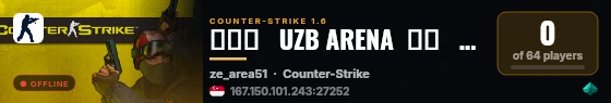 ███   UZB ARENA  ██   FREE VIP ███   UZBEK live status badge