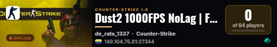 Dust2 1000FPS NoLag | Free VIP live status badge