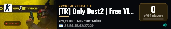[TR] Only Dust2 | Free VIP 24/7 live status badge