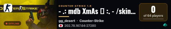 - .: mdb XmAs シ :. - /skins ~ 500+ maps live status badge