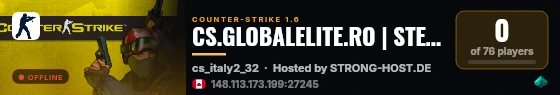 CS.GLOBALELITE.RO | STEAM = VIP FREE | live status badge
