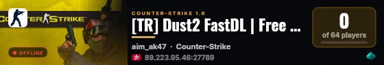 [TR] Dust2 FastDL | Free VIP 24/7 live status badge