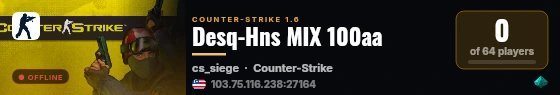 Desq-Hns MIX 100aa live status badge