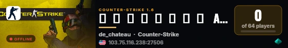 █  █  █  █  █  █  █  █   AirCS | DUST2 | UZBEKISTON |  █  █  █  █ █  █  █  █ live status badge