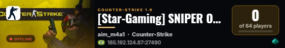 [Star-Gaming] SNIPER ONLY 24/7 [1000 FPS / VIP] live status badge