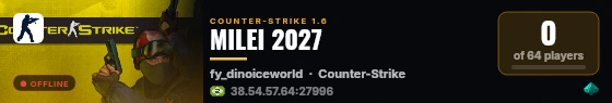 MILEI 2027 live status badge