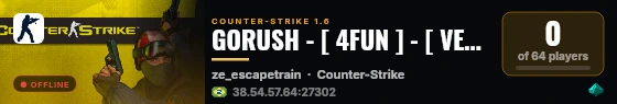 GORUSH - [ 4FUN ] - [ VEM CLICAR ] | @SGBR live status badge