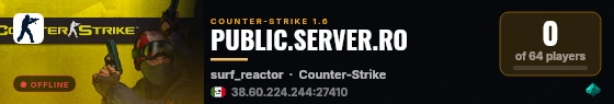 PUBLIC.SERVER.RO live status badge