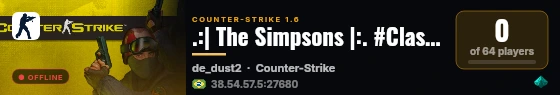 .:| The Simpsons |:. #Classico #Familia live status badge