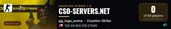 CSO-SERVERS.NET live status badge