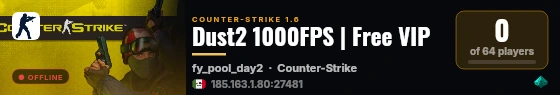 Dust2 1000FPS | Free VIP live status badge