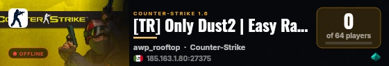 [TR] Only Dust2 | Easy Rank | Free VIP live status badge