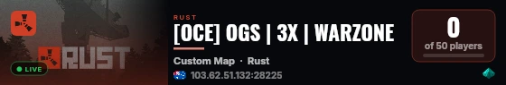 [OCE] OGS | 3X | WARZONE live status badge