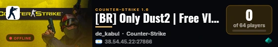 [BR] Only Dust2 | Free VIP | NoLag live status badge
