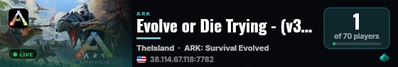 Evolve or Die Trying - (v361.7) live status badge
