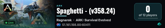 Spaghetti - (v358.24) live status badge