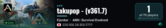 takupop - (v361.7) live status badge