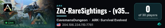 ZnZ-RareSightings - (v358.24) live status badge