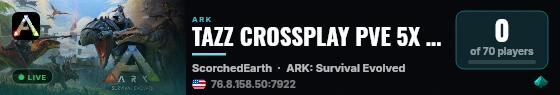 TAZZ CROSSPLAY PVE 5X NOWIPE SCORCHED EARTH - (v358.24) live status badge