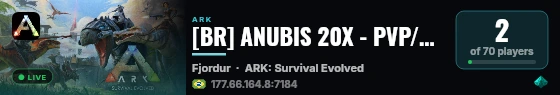 [BR] ANUBIS 20X - PVP/PVE [FJORDUR] 08/07 - (v361.7) live status badge