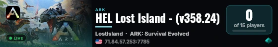 HEL Lost Island - (v358.24) live status badge
