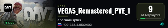 VEGA5_Remastered_PVE_1 live status badge