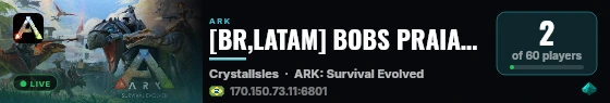 [BR,LATAM] BOBS PRAIANOS 10X Crystal Isles - (v358.24) live status badge