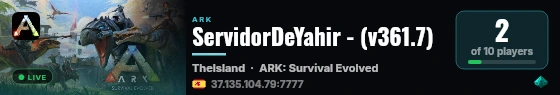 ServidorDeYahir - (v361.7) live status badge