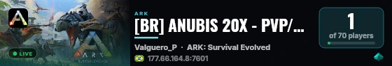 [BR] ANUBIS 20X - PVP/PVE [VALGUERO] 08/07 - (v361.7) live status badge