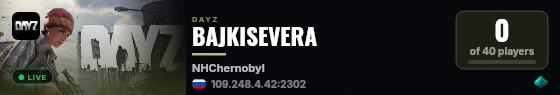 BAJKISEVERA live status badge
