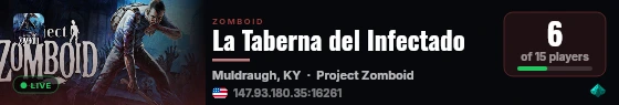 La Taberna del Infectado live status badge