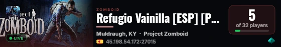 Refugio Vainilla [ESP] [PVP] | [PVE-Louisville] live status badge