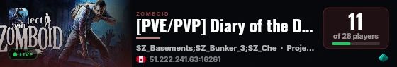 [PVE/PVP] Diary of the Dead DOTD (Temporada 1) live status badge