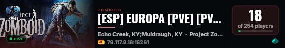 [ESP] EUROPA [PVE] [PVP-Lousiville "10:00-11:30AM / 18:30-20:00 live status badge