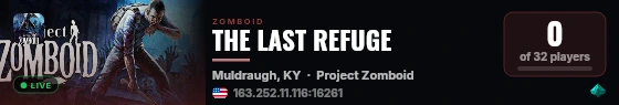 THE LAST REFUGE live status badge