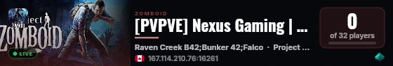 [PVPVE] Nexus Gaming | Bandit Clans and Missions | Custom Claim live status badge