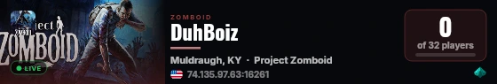 DuhBoiz live status badge