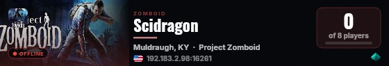 Scidragon live status badge