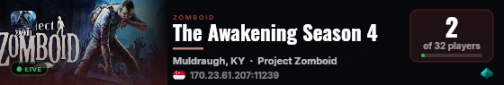 The Awakening Season 4 live status badge