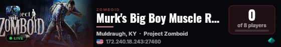 Murk's Big Boy Muscle Room live status badge