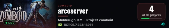 arcoserver live status badge