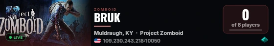 BRUK live status badge