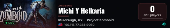 Michi Y Helkaria live status badge