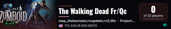 The Walking Dead Fr/Qc live status badge
