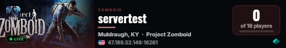 servertest live status badge