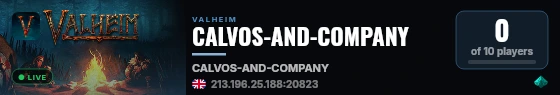 CALVOS-AND-COMPANY live status badge