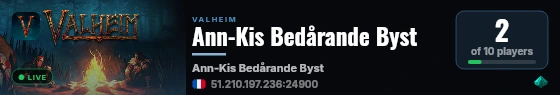 Ann-Kis Bedårande Byst live status badge