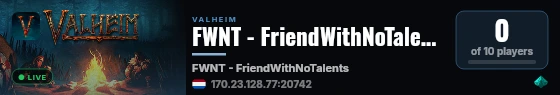 FWNT - FriendWithNoTalents live status badge